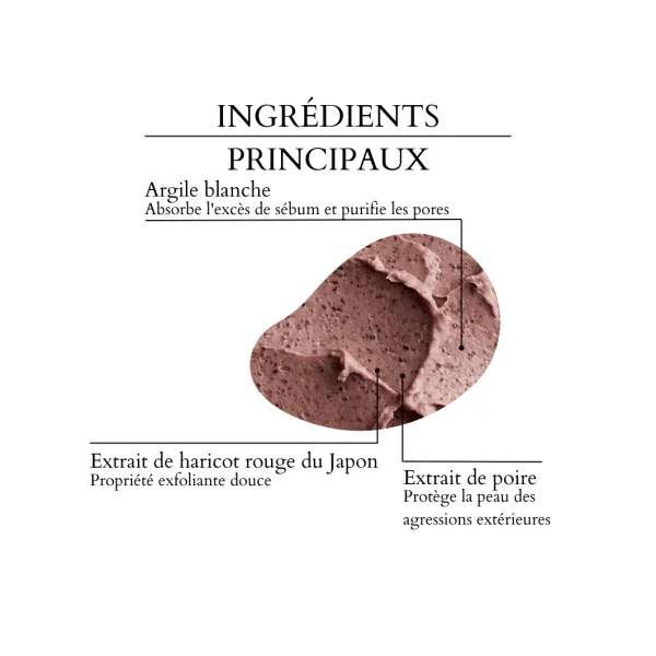 Masque clarifiant pores aux haricots rouges 140ml