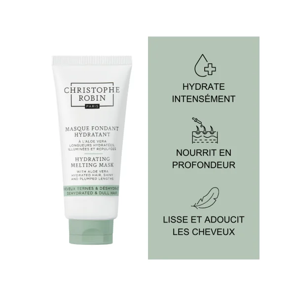 Masque fondant hydratant à l'aloe vera 75 ml
