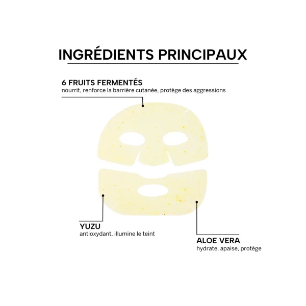 Masque Hydrogel aux Fruits Bio