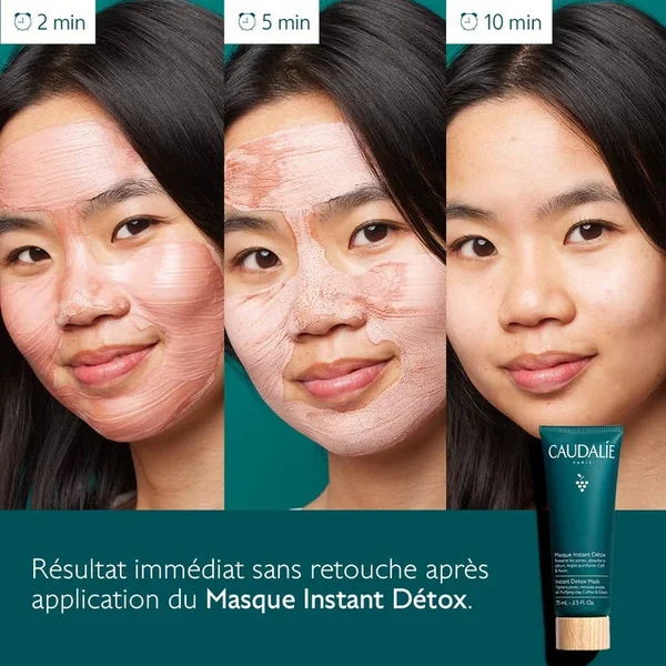 Masque Instant Détox - Visage - Tous Types de Peaux, 75ml