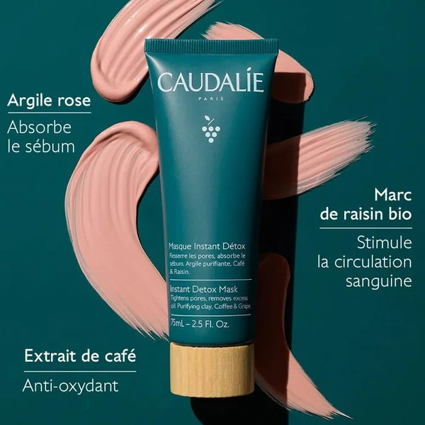 Masque Instant Détox - Visage - Tous Types de Peaux, 75ml