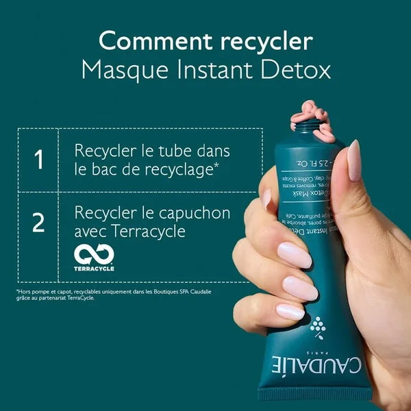 Masque Instant Détox - Visage - Tous Types de Peaux, 75ml