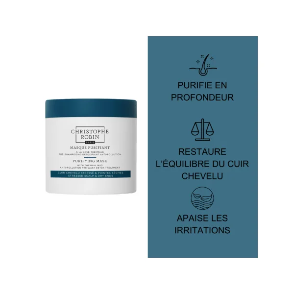 Masque purifiant à la boue thermale 250 ml