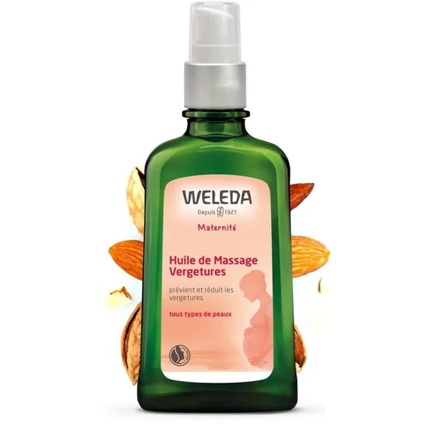 MATERNITÉ - Huile de Massage Vergetures - Tous Types de Peaux, 100ml