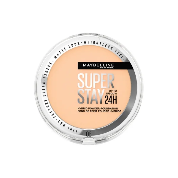 Maybelline New York Superstay 24H Fond de Teint-Poudre Hybride 9 g - Teinte : 06