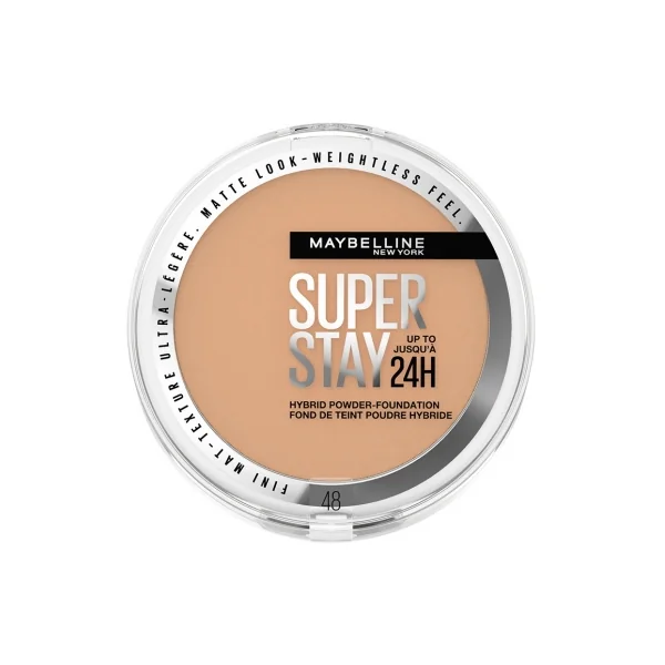 Maybelline New York Superstay 24H Fond de Teint-Poudre Hybride 9 g - Teinte : 48