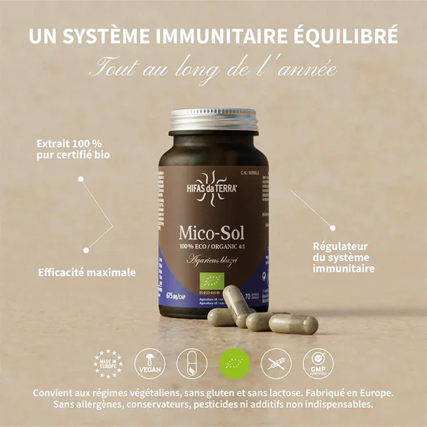 Mico-Sol BIO - Agaricus blazei Champignon du soleil