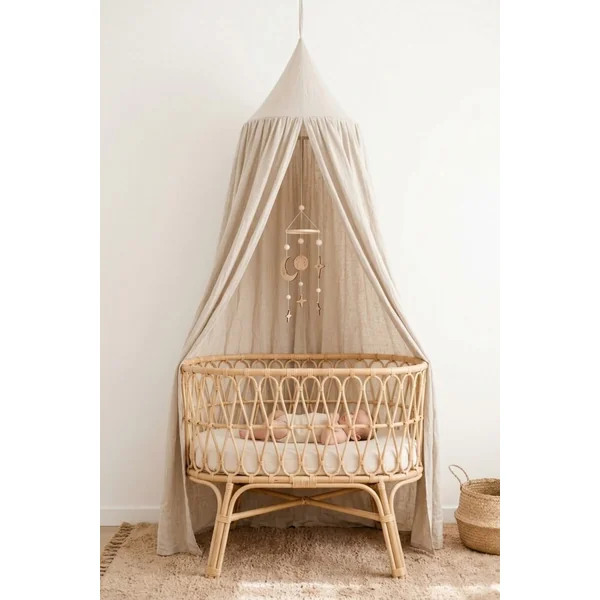 Mobile pour bebe lune et étoiles en bois SOUS LA LUNE
