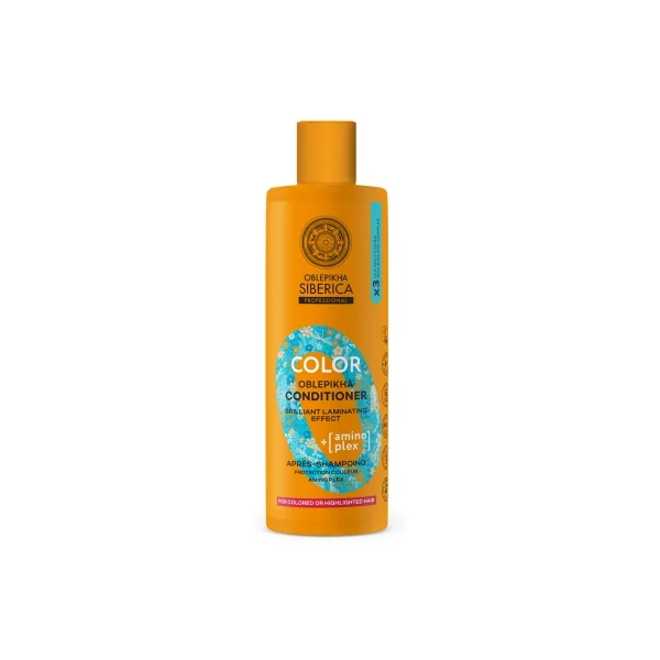 Natura Siberica Oblepikha Color Après-Shampoing Protection Couleur Amino Plex 400 ml