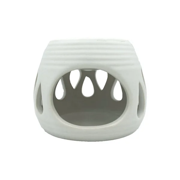 Natura Square Brûle-Parfum en Céramique - Couleur : Blanc