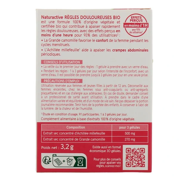 Naturactive Règles Douloureuses