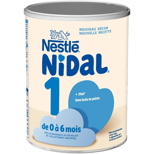 Nestlé Nidal 1 Lait 0-6 Mois
