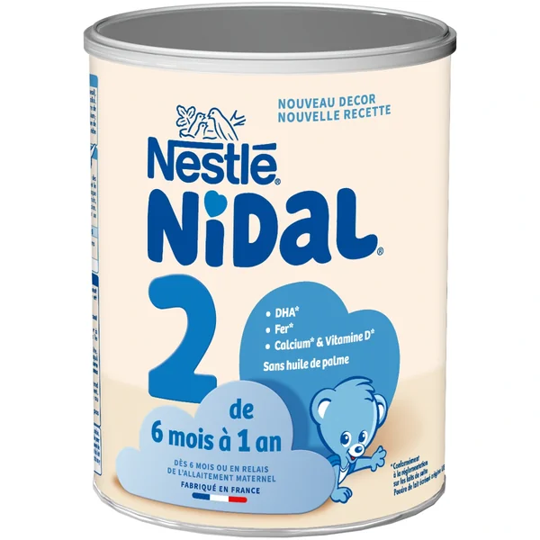 Nestlé Nidal 2 Lait 6-12 Mois