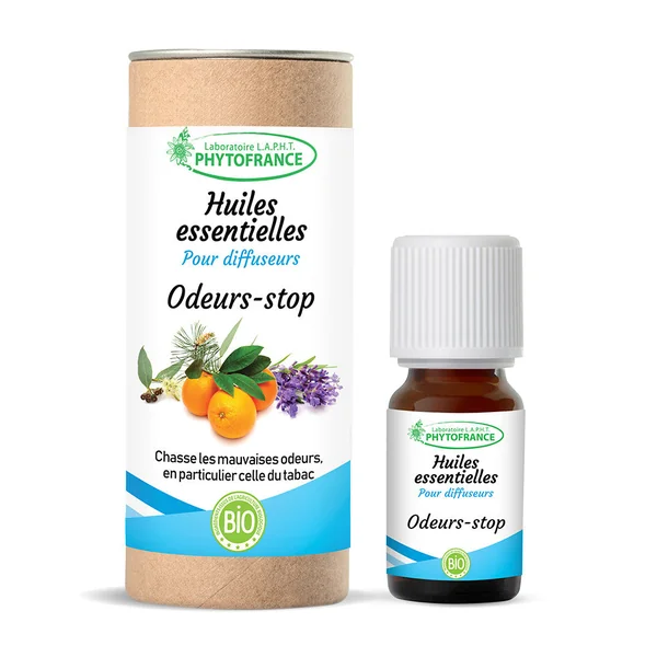 Odeur Stop huiles essentielles BIO pour diffuseurs
