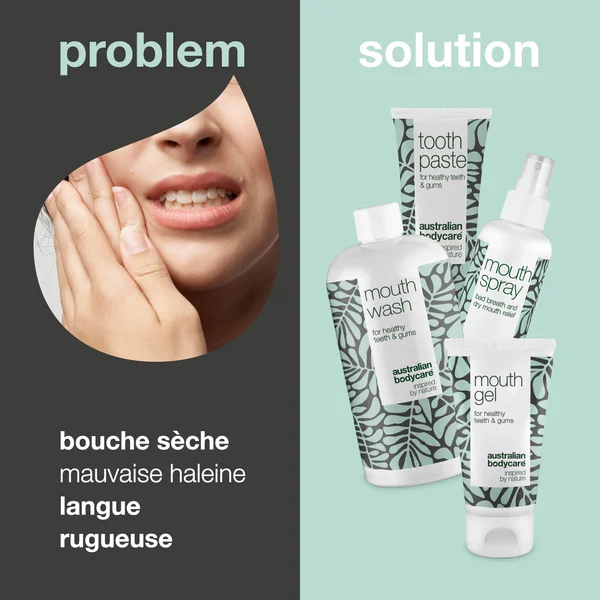 Pack de 4 pour la bouche sèche — 4 produits hydratants pour le soin de la bouche sèche