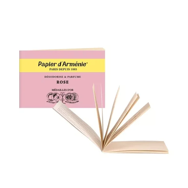 Papier d'Arménie naturel à la Rose