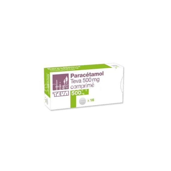 Paracetamol 500 Mg Teva Cons Cpr 16