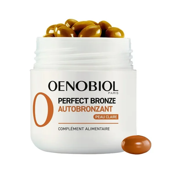 PERFECT BRONZE - Autobronzant Peaux Claires - Programme 1 mois, 30 Capsules Végétales