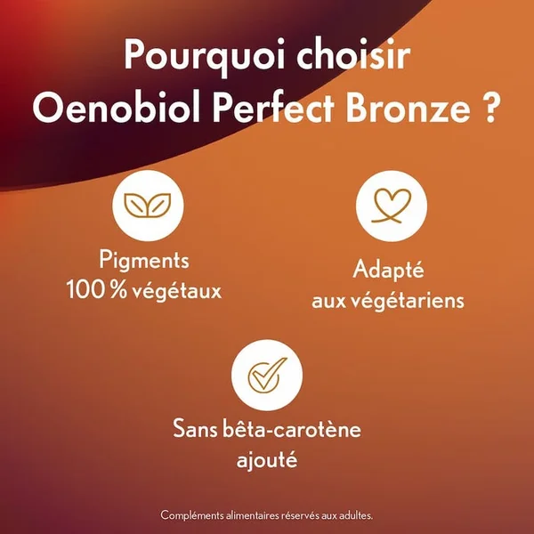PERFECT BRONZE - Autobronzant Peaux Claires - Programme 1 mois, 30 Capsules Végétales