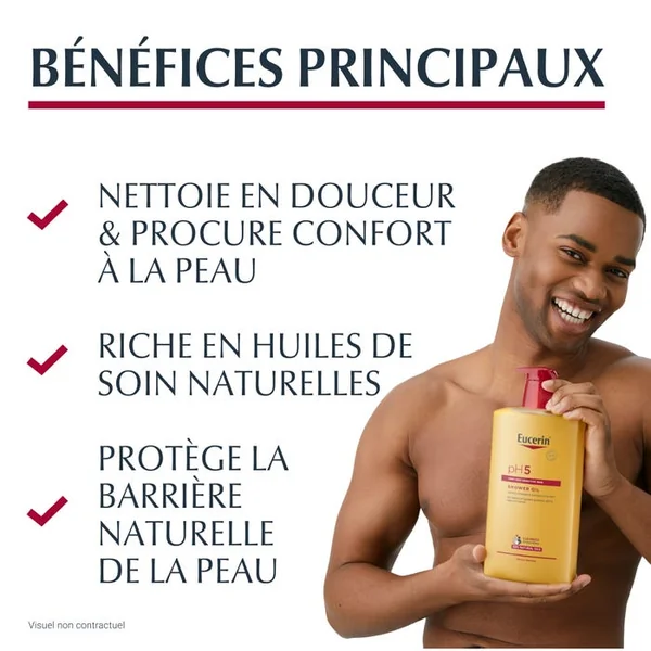 PH5 - Huile de Douche - Corps - Peaux Sèches et Sensibles, 1L