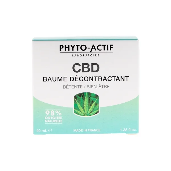 Phyto-Actif CBD Baume Décontractant 40 ml