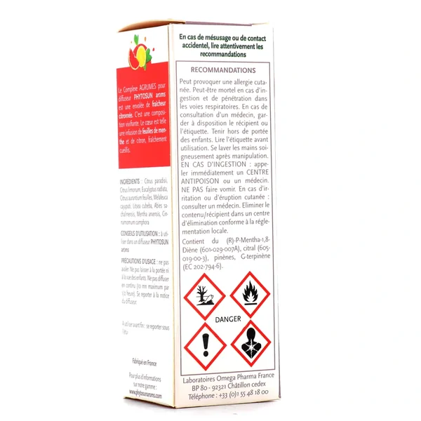 Phytosun Aroms Complexe Diffusion Agrumes