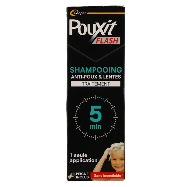 Pouxit Flash Shampooing Anti-Poux & Lentes