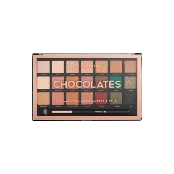 Profusion Cosmetics Palette Yeux Chocolates 21 Teintes