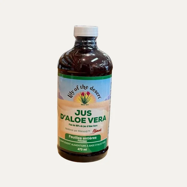 Pur Jus d'Aloe Vera à boire (feuilles entières)