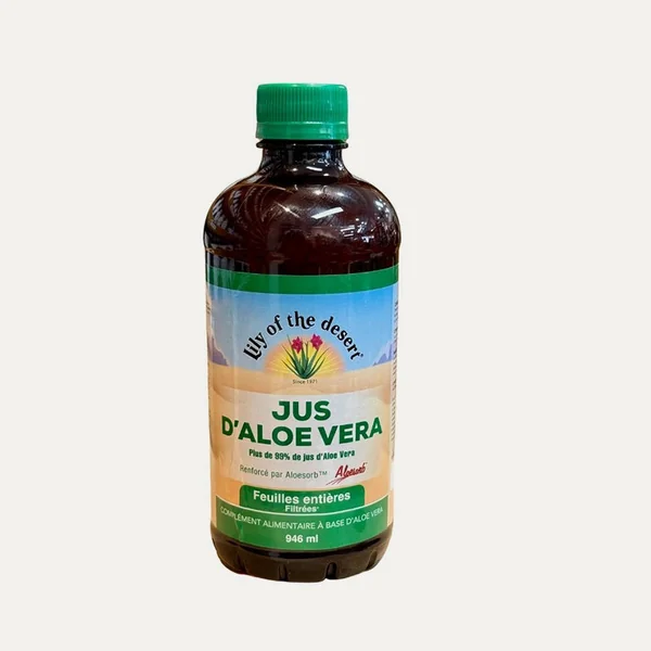 Pur Jus d'Aloe Vera à boire (feuilles entières)