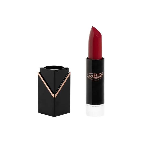 PuroBIO Cosmetics Rouge à Lèvres Semi-Mat 4,4 g - Teinte : 103 : Rouge Fraise