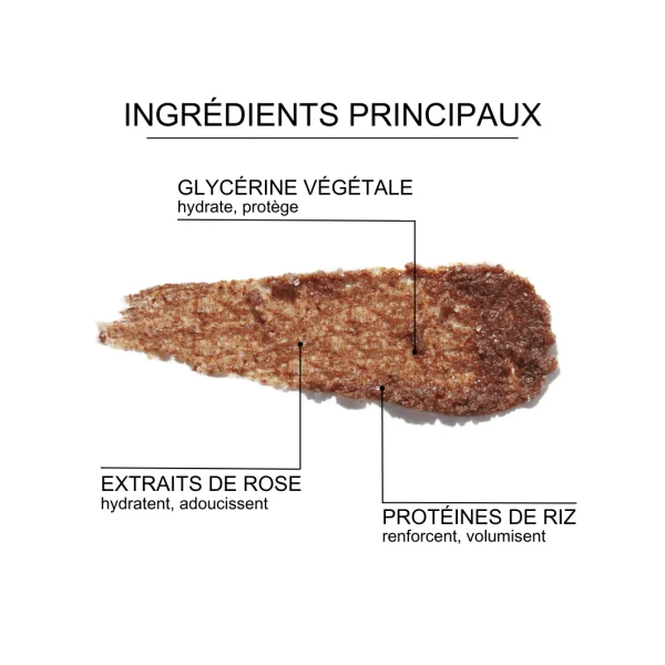 Pâte lavante volumisante aux extraits de rose 250 ml