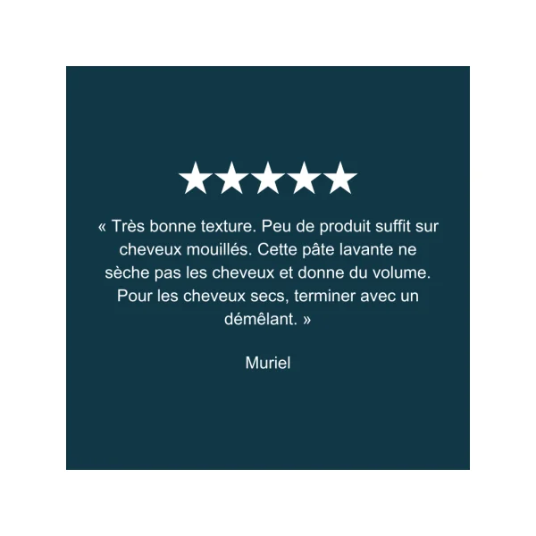 Pâte lavante épaississante à l'algue de Tahiti 250 ml