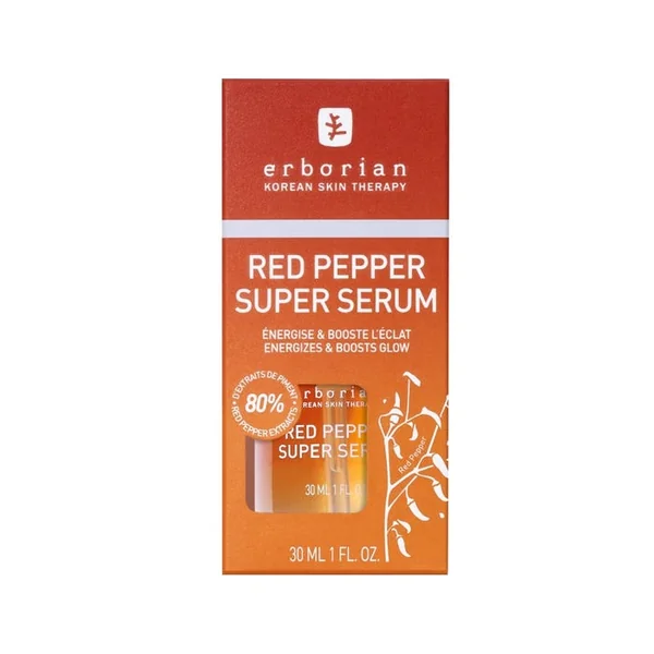 Red Pepper Super Sérum Eclat - Visage - Tous Types de Peaux, 30ml