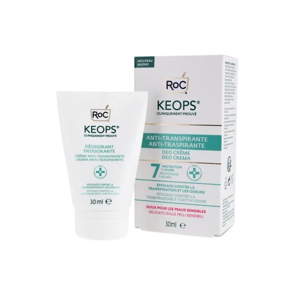 RoC Keops Déodorant Crème Anti-Transpirante 30 ml