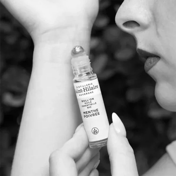 Roll-on à l'huile essentielle de Menthe poivrée BIO