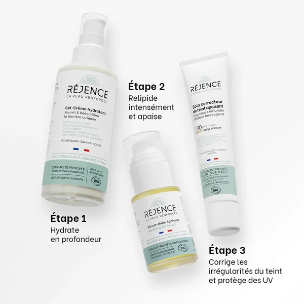 Routine hydratante visage SPF30