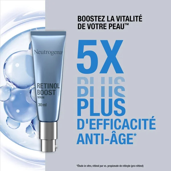 RÉTINOL BOOST - Sérum Anti-ge - Tous Types de Peaux, 30ml