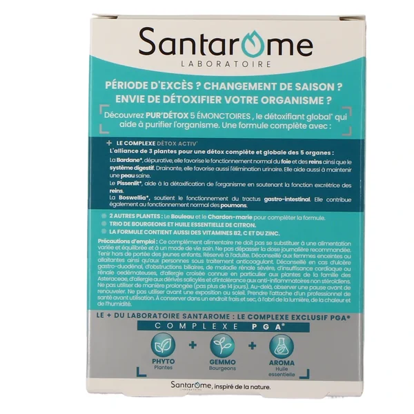 Santarome Pur'Détox 5 Émonctoires