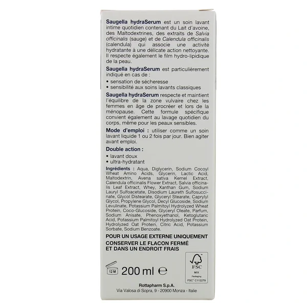 Saugella HydraSerum Sécheresse intime