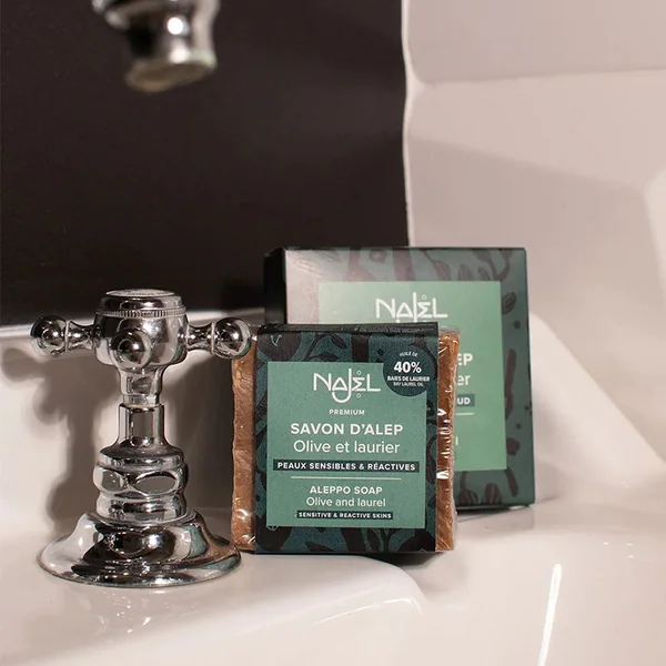 Savon d'Alep véritable - 40% Huile de Laurier
