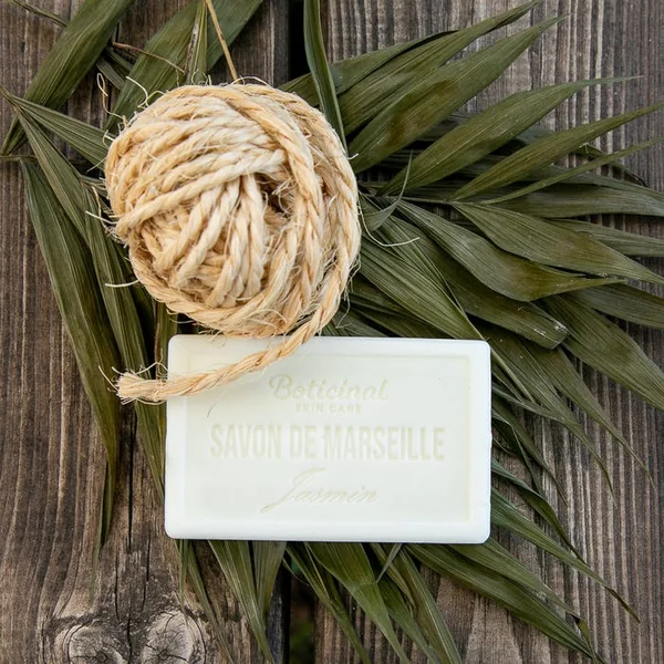 Savon de Marseille Jasmin - Visage, Mains et Corps - Tous Types de Peaux, 100g