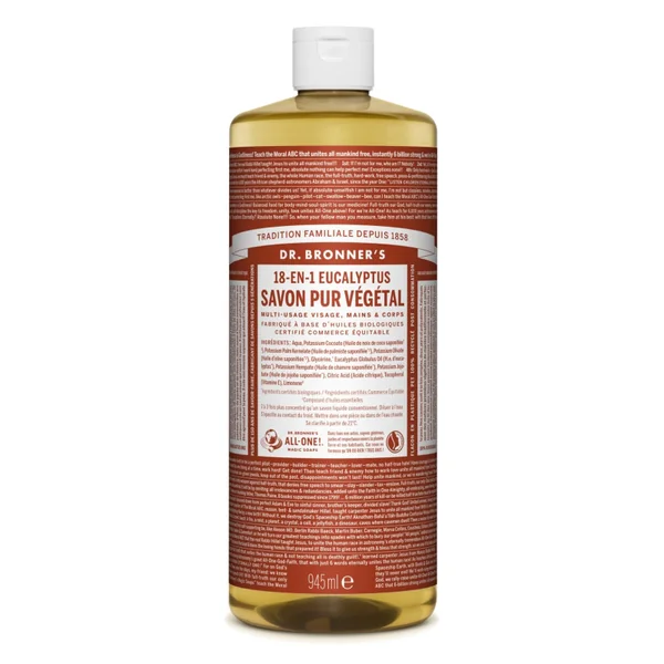 Savon liquide eucalyptus Dr Bronner's 945ml