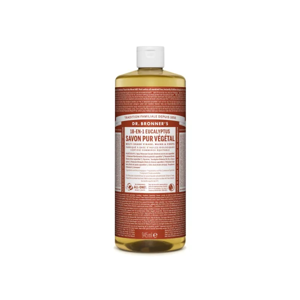 Savon liquide eucalyptus Dr Bronner's 945ml