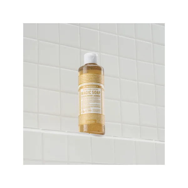 Savon liquide jasmin / bois de santal Dr Bronner's 240ml