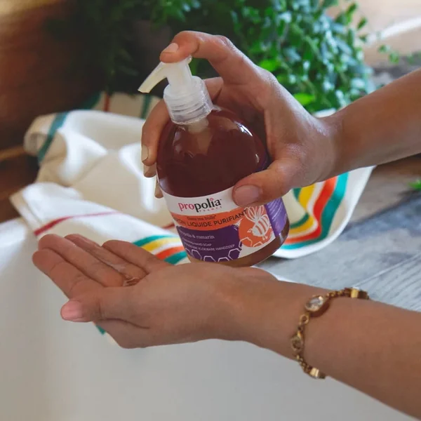 Savon liquide mains purifiant Propolis & Romarin