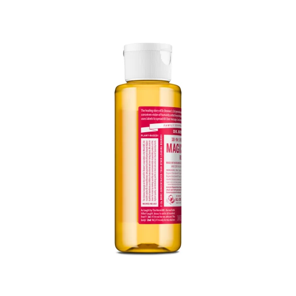 Savon liquide rose Dr Bronner's 100ml