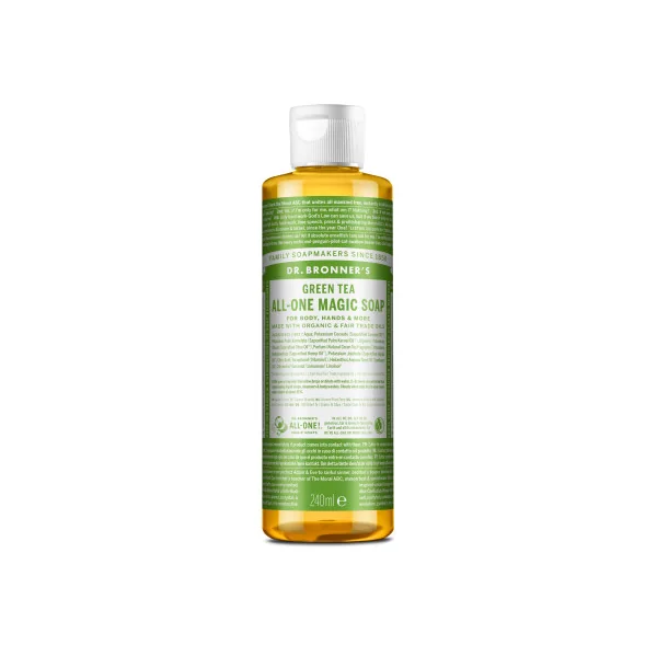 Savon liquide thé vert Dr Bronner's 240ml