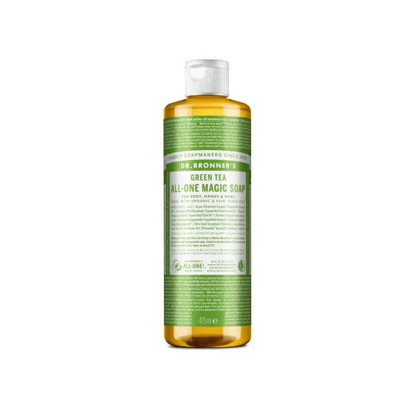 Savon liquide thé vert Dr Bronner's 475ml