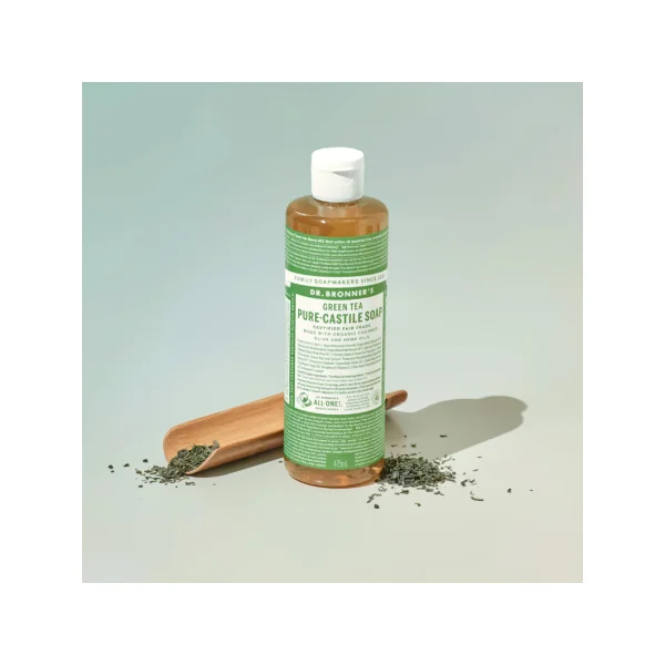 Savon liquide thé vert Dr Bronner's 475ml